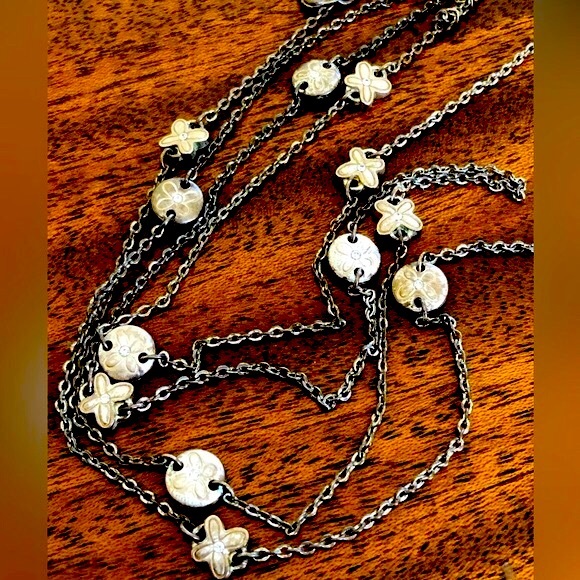 Brighton long butterfly station silver tonenecklace - Picture 8 of 10